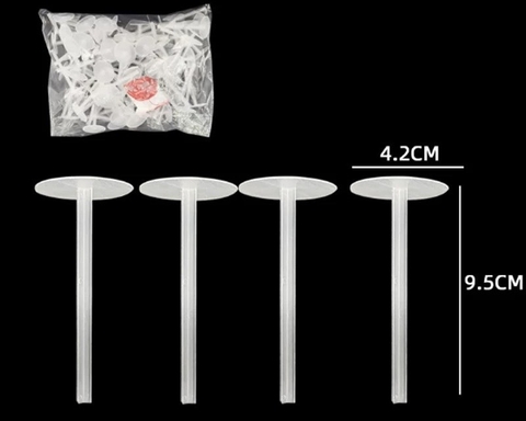 Túi 100 đế phụ kiện loại chân cắm dài 9cm.