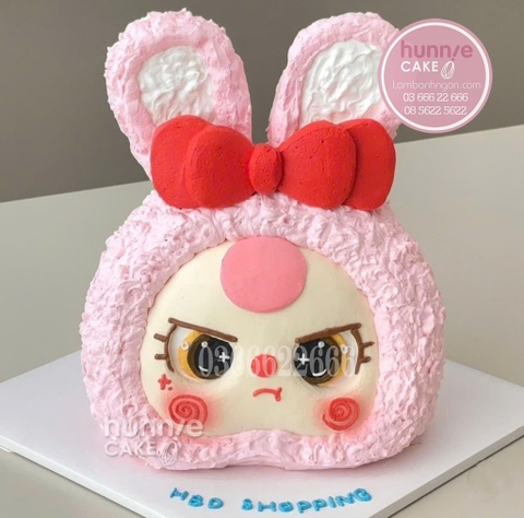 Mặt BABY THREE 100% kt 8x6x2cm - mắt dora (mặt ngẫu nhiên) -chiếc.