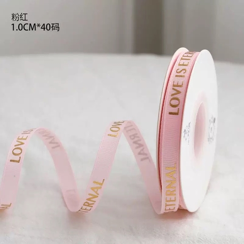 Ruybang LOVE IS ETERNAL nhỏ (1cm x 35m)-HỒNG.