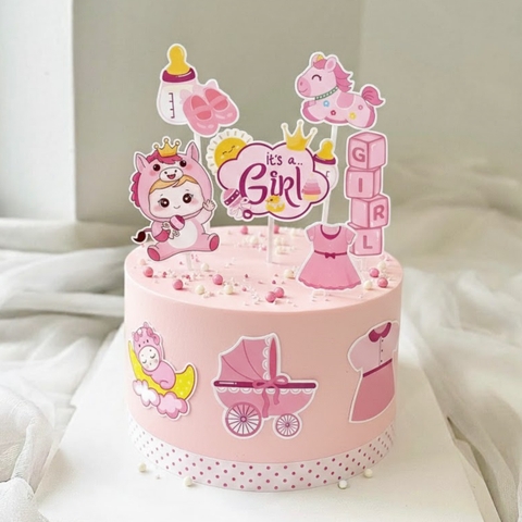 10 set giấy em bé Ngựa xe nôi -HỒNG (SX).