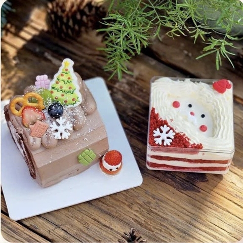 Hộp 100 gam kẹo đường BÔNG TUYẾT mix 2 mẫu.