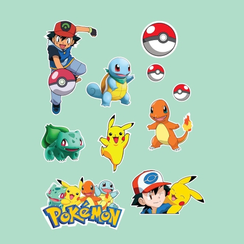 Combo 2 set giấy POKEMON (mẫu mới).