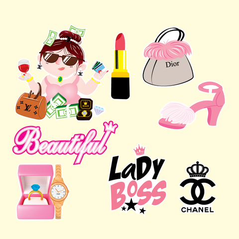 Combo 2 set giấy- quý bà LADY BOSS.