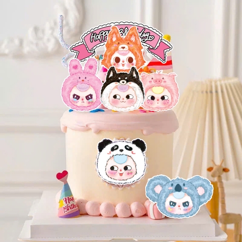 Combo 2 set giấy -BABY THREE (mẫu 3-mặt nhân vật và chữ HPDB cong)9465.