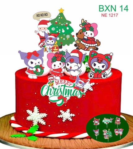 10 set giấy noel HD-MẪU 2 (KUROMI TÍM NHẠT).