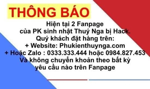 FANPAGE PK THÚY NGA BỊ HACKED.