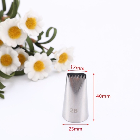 Đui bắt kem bằng thép không gỉ.