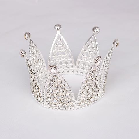 VM-Vương miện nhọn bạc to (đường kính 7,6cm) (sắt)