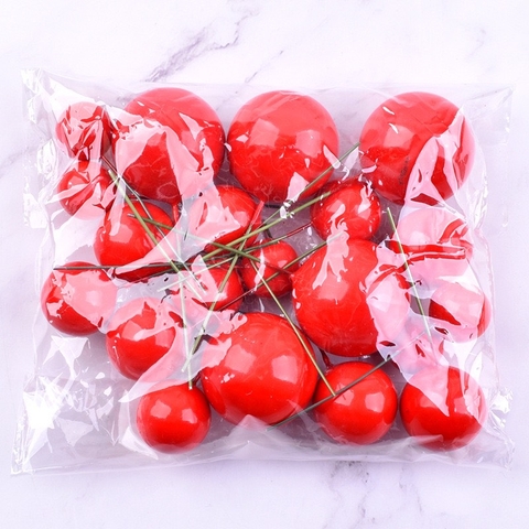 BIXOP-Set 40 bi nhựa màu đỏ (2-2.5-3-4cm).