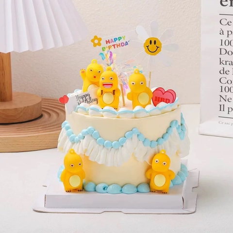 Set 5 tượng KHỦNG LONG  (màu vàng).