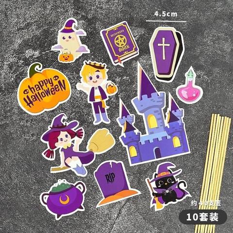 Combo 2 set giấy chủ đề  Halloween - Q10469.