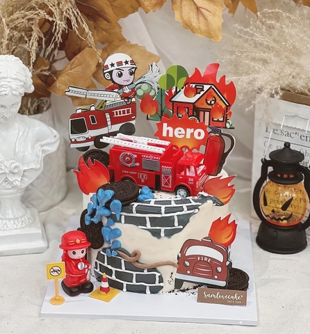 Xe cứu hoả nhựa size to.