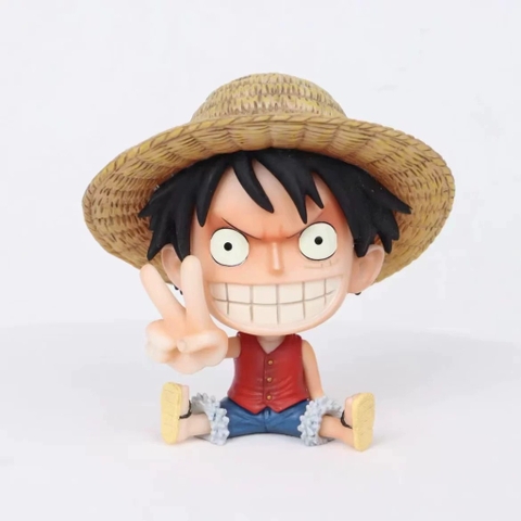 Tượng nhựa đặc  Luffy trong hoạt hình One Piece  (mẫu baby).