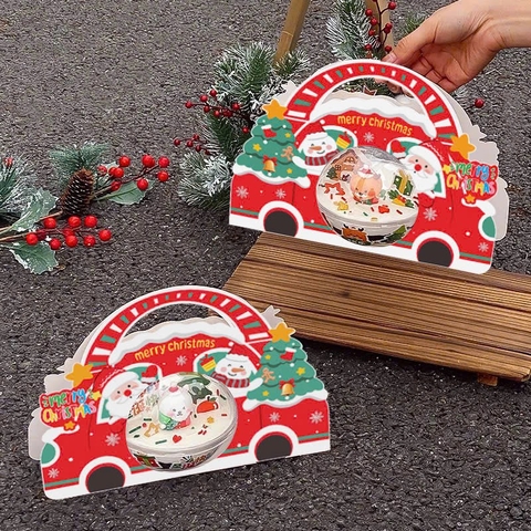 Set 5 hộp cầu NOEL -hình xe ô tô.