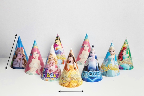 100 mũ giấy ivory CT (không kim tuyến) - mẫu bé gái.