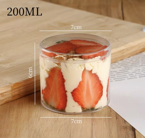 Set 50 cốc trụ tròn kt đế 7cm x cao 6cm (KHÔNG NẮP) (Hàng Việt Nam).