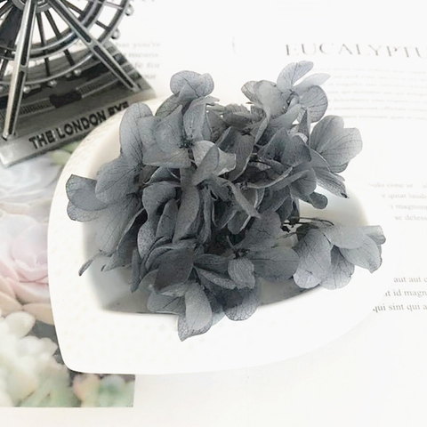 Hoa khô cẩm tú cầu-màu ghi (10gam).