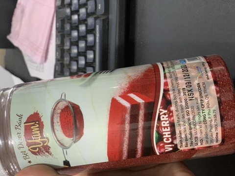 Bột Rắc Bánh - vị Cherry.