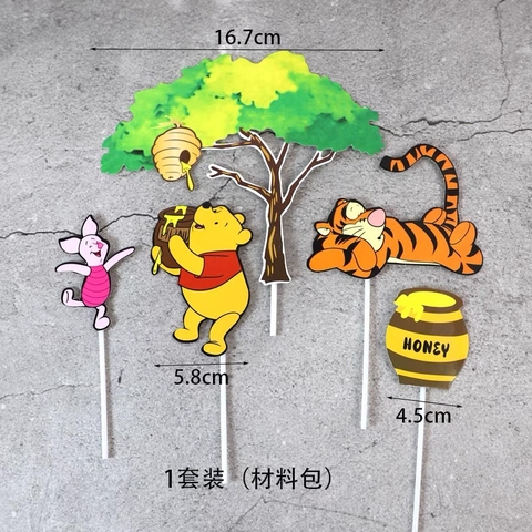 Combo 2 Set giấy Gấu-hổ và cây.
