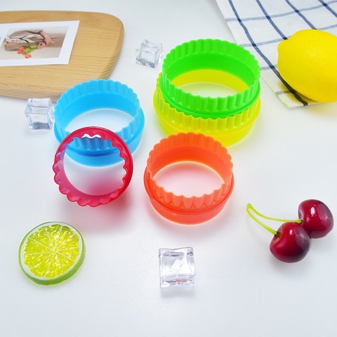 Set khuôn nhấn 4 chi tiết hình TRÒN viền răng cưa.