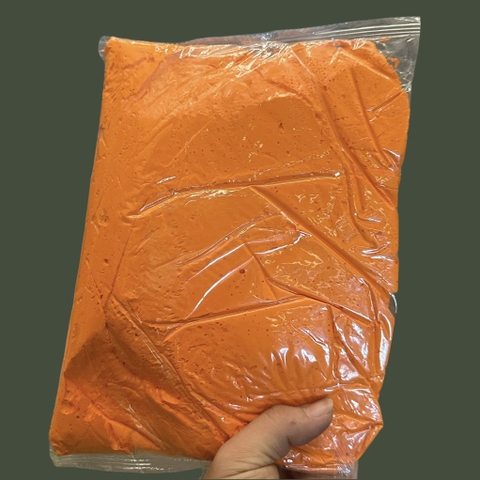 Túi 500gam - đất nặn loại 1 (đanh, mịn, nhẹ)- MÀU CAM.