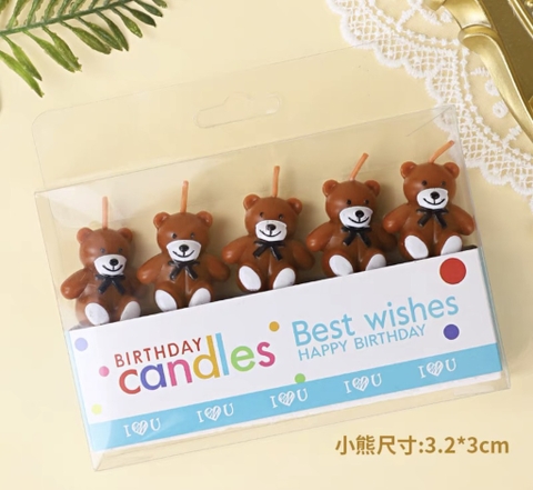 VỈ 5 nến gấu nâu.
