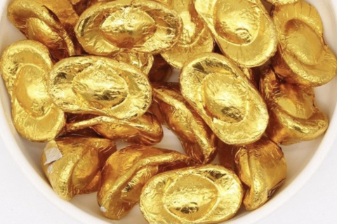 Socola hình thỏi vàng (túi 1kg)