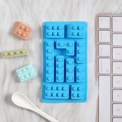 Khuôn silicon - 10 khối lego.