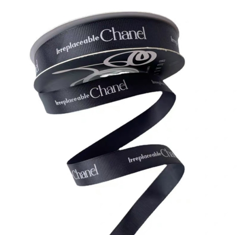 Ruybang chanel gân (2cm x 35m)-ĐEN.