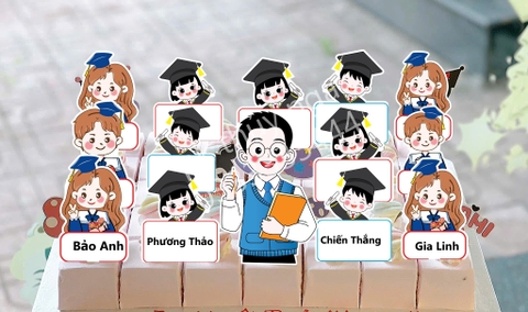 Set 30 thẻ giấy -THẦY GIÁO mix 3 mẫu.