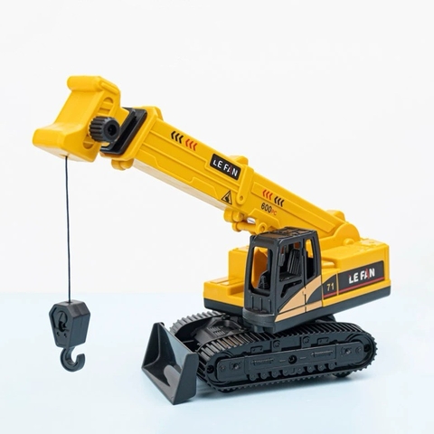 Xe cẩu siêu cấp (trục thẳng) -Loại 1 đẹp và nặng hơn (nhãn giấy trắng).
