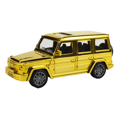 Ô tô trang trí bánh -vàng (G63)