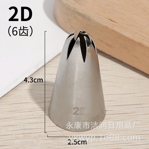 Đui bắt kem bằng thép không gỉ.