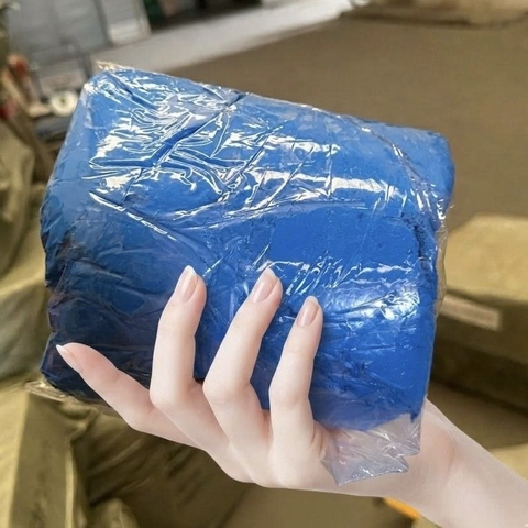 Túi 500gam - đất nặn loại 1 (đanh, mịn, nhẹ)- MÀU XANH DA TRỜI.