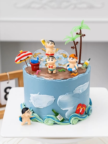 Set nhựa 4 em bé cởi truồng (Shin – Cậu bé bút chì).