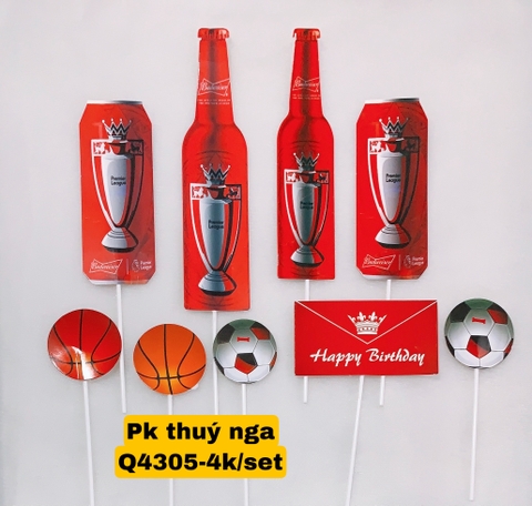SET 10 Bộ cắm GIẤY bia đỏ (xả kho).