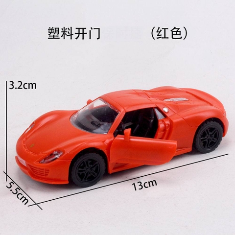 OTO-Xe Porsche nhựa-Đỏ.