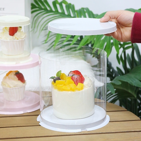 Set 10 hộp mica trụ tròn Mini size 16x16