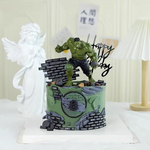 Tượng anh hùng HULK nhựa đặc có đế.