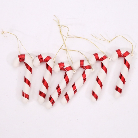 Túi 6 cây gậy NOEL-TRẮNG ĐỎ.