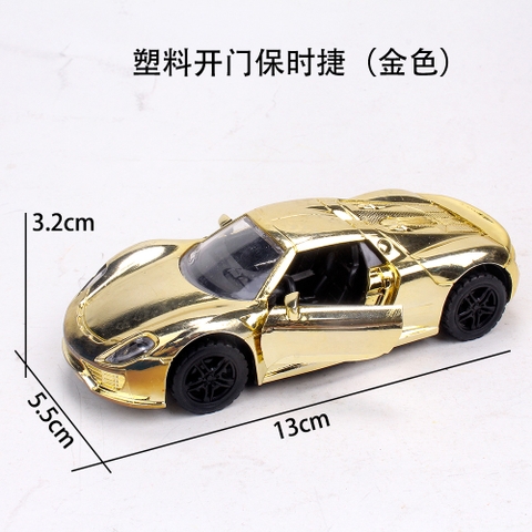 OTO - Xe Porsche - vàng.