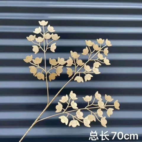 Cành màu vàng - hình thỏi vàng (3 nhánh/cành).