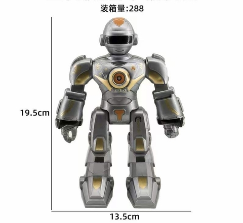 Robot nhựa-MÀU GHI.