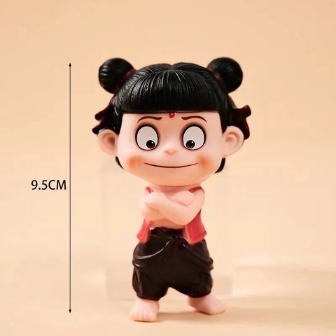 Tượng nhựa mềm -Na tra khoanh tay.