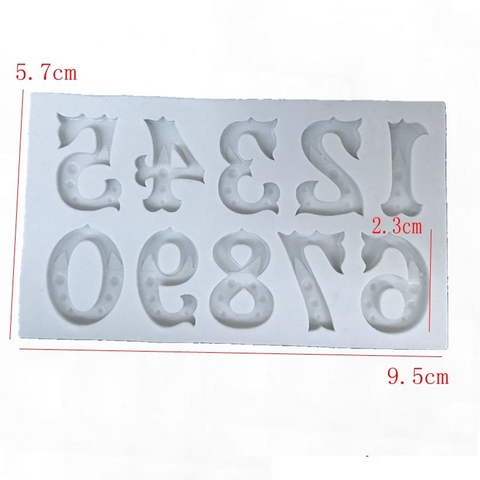 Khuôn silicon số (viền sóng). E047