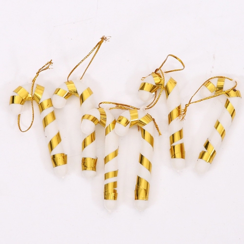 Túi 6 cây gậy NOEL-TRẮNG VÀNG.