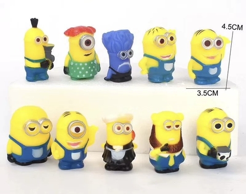 Set tượng nhựa - 10 minion.