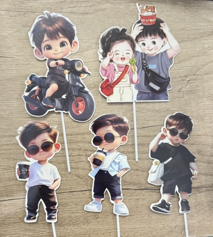 10 set giấy bé trai, bé gái DL (6 bé/set).