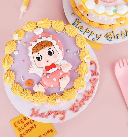 Tượng silicon-Bé gái BABY HỒNG.