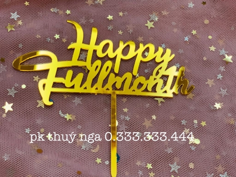 Set 10 Mica Fullmonth - vàng A035